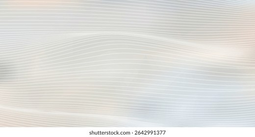Premium background design with white line pattern (texture) in luxury pastel colour. Abstract horizontal vector template for business banner, formal backdrop,