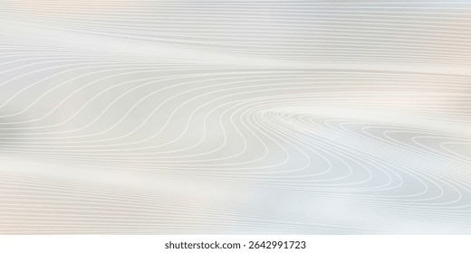 Premium background design with white line pattern (texture) in luxury pastel colour. Abstract horizontal vector template for business banner, formal backdrop,