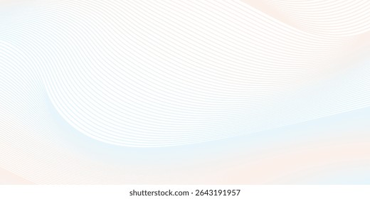 Premium background design with white line pattern (texture) in luxury pastel colour. eps 10