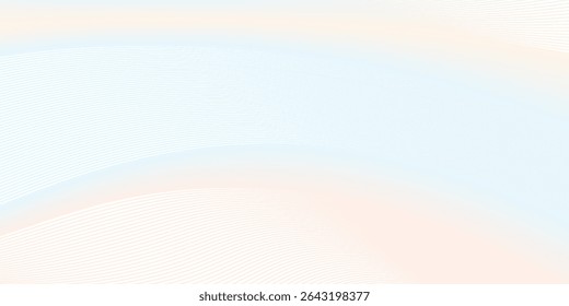 Premium background design with white line pattern (texture) in luxury pastel colour. Abstract horizontal vector template for business banner, formal backdrop, modern illustration