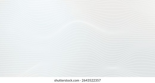 Premium background design with white line pattern (texture) in luxury pastel colour. Abstract horizontal vector template for business banner, formal backdrop,