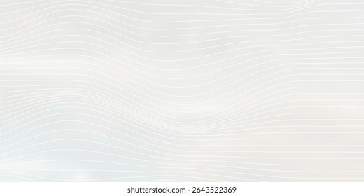 Premium background design with white line pattern (texture) in luxury pastel colour. Abstract horizontal vector template for business banner, formal backdrop,