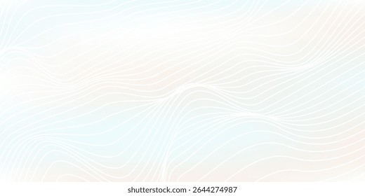 Design de fundo premium com padrão de linha branca (textura) em cor pastel de luxo. Modelo vetorial horizontal abstrato para banner de negócios, fundo formal, voucher de prestígio, convite de luxo