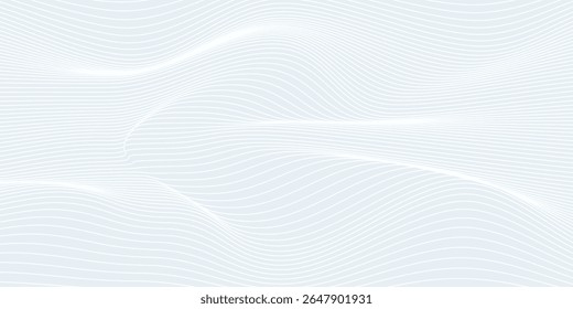 Premium background design with white line pattern (texture) in luxury pastel colour. Abstract horizontal vector template for business banner, formal backdrop, prestigious voucher, luxe invite