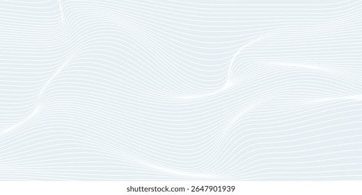Premium background design with white line pattern (texture) in luxury pastel colour. Abstract horizontal vector template for business banner, formal backdrop, prestigious voucher, luxe invite