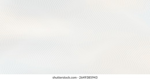 Premium background design with white line pattern (texture) in luxury pastel colour. Abstract horizontal vector template for business banner,