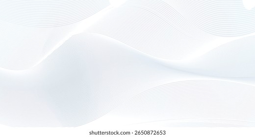 Premium-Hintergrunddesign mit weißem Linienmuster (Textur) in luxuriöser Pastellfarbe. Abstrakte horizontale Vektorvorlage für Business-Banner, formale Kulisse, prestigeträchtiger Gutschein, luxe invite