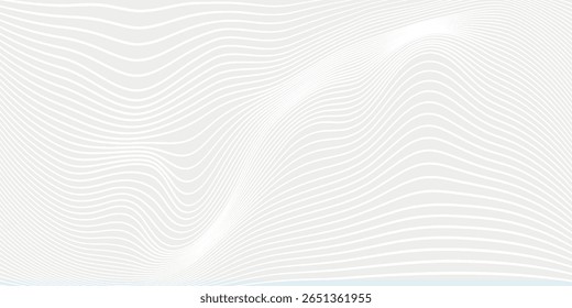 Premium background design with white line pattern (texture) in luxury pastel colour. Abstract horizontal vector template for business banner, formal backdrop, prestigious voucher, luxe invite
