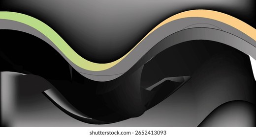 Diseño de fondo de Premium con patrón de línea blanca en color blanco y plateado lujoso y líneas onduladas brillantes. Fondo blanco de la inteligencia artificial Abstractas, invitación del lujo. 