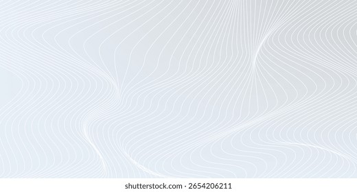 Premium-Hintergrunddesign mit weißem Linienmuster (Textur) in luxuriöser Pastellfarbe. Abstrakte horizontale Vektorvorlage für Business-Banner, formale Kulisse, prestigeträchtiger Gutschein, luxe invite