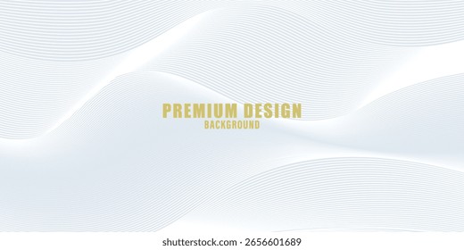 Diseño de fondo de Premium con patrón de línea blanca (textura) en color pastel lujoso. Plantilla Horizontal Abstractas del Vector para el Anuncio de negocios, telón de fondo formal, voucher prestigioso, invitación del lujo
