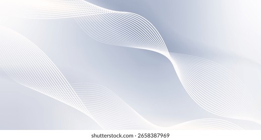 Design de fundo premium com padrão de linha branca (textura) em cor pastel de luxo. Modelo vetorial horizontal abstrato para banner de negócios, fundo formal, voucher de prestígio, convite de luxo
