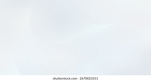 Premium-Hintergrunddesign mit weißem Linienmuster (Textur) in luxuriöser Pastellfarbe. Abstrakte horizontale Vektorvorlage für Business-Banner, formale Kulisse, prestigeträchtiger Gutschein. EPS10