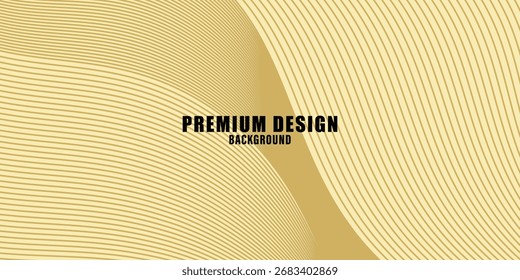 Premium-Hintergrunddesign mit weißem Linienmuster (Textur) in luxuriöser Pastellfarbe. Abstrakte horizontale Vektorvorlage für Business-Banner, formale Kulisse, prestigeträchtiger Gutschein, luxe invite