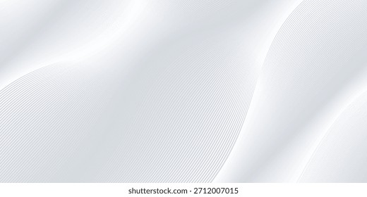 Premium-Hintergrunddesign mit weißem Linienmuster (Textur) in luxuriöser Pastellfarbe. Abstrakte horizontale Vektorvorlage für Business-Banner, formale Kulisse, prestigeträchtiger Gutschein, luxe invite