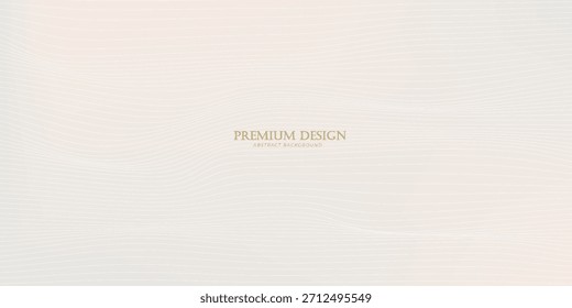 Diseño de fondo de Premium con patrón de línea blanca (textura) en color pastel lujoso. Plantilla Horizontal Abstractas del Vector para el Anuncio del negocio, telón de fondo formal,