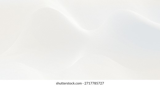 Premium background design with white line pattern (texture) in luxury pastel colour. Abstract horizontal vector template for business banner, formal backdrop,