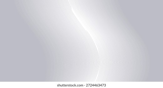 Premium background design with white line pattern in luxury pastel colour. Abstract horizontal vector template for business banner, prestigious voucher, luxe invite