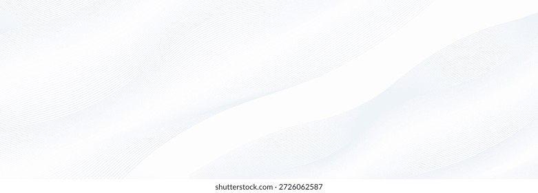 Diseño de fondo de Premium con patrón de línea blanca en color pastel lujoso. Plantilla Horizontal Abstractas del Vector para el Anuncio del negocio. Ilustración vectorial