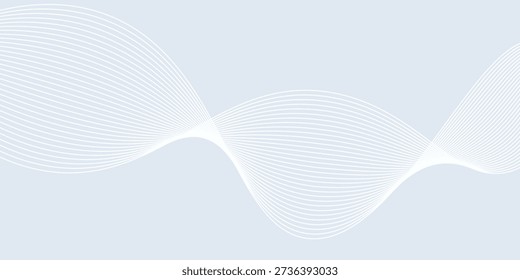 Premium background design with white line pattern (texture) in luxury pastel colour. Abstract horizontal vector template for business banner, formal backdrop, prestigious voucher, luxe invite