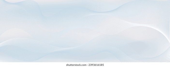 Premium background design with white lines pattern (texture) in luxury pastel colors. Abstract horizontal vector template for business banner, formal background, prestigious voucher, luxury invitation