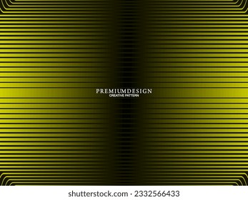 Premium background design with yellow luxury motifs. Vector horizontal template, for digital lux business banners, contemporary formal invitations, luxury vouchers, gift certificates, etc.
