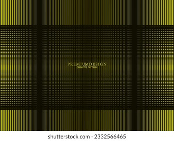 Premium background design with yellow luxury motifs. Vector horizontal template, for digital lux business banners, contemporary formal invitations, luxury vouchers, gift certificates, etc.