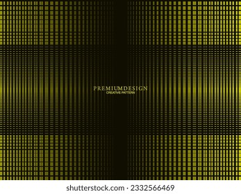 Premium background design with yellow luxury motifs. Vector horizontal template, for digital lux business banners, contemporary formal invitations, luxury vouchers, gift certificates, etc.