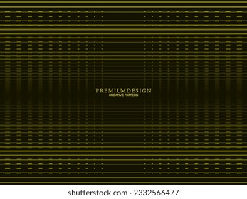 Premium background design with yellow luxury motifs. Vector horizontal template, for digital lux business banners, contemporary formal invitations, luxury vouchers, gift certificates, etc.