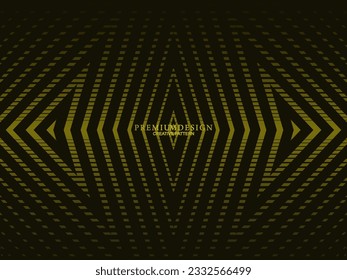 Diseño de fondo premium con motivos de lujo amarillo. Plantilla horizontal vectorial, para banners digitales lux business, invitaciones formales contemporáneas, vales de lujo, certificados de regalo, etc.