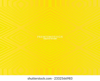 Diseño de fondo premium con motivos de lujo amarillo. Plantilla horizontal vectorial, para banners digitales lux business, invitaciones formales contemporáneas, vales de lujo, certificados de regalo, etc.