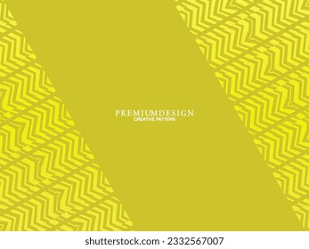 Diseño de fondo premium con motivos de lujo amarillo. Plantilla horizontal vectorial, para banners digitales lux business, invitaciones formales contemporáneas, vales de lujo, certificados de regalo, etc.