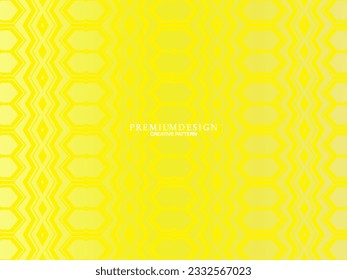 Premium-Hintergrund-Design mit gelben Luxus-Motiven. Horizontale Vektorvorlage für digitale Lux-Business-Banner, zeitgenössische formale Einladungen, Luxusgutscheine, Geschenkgutscheine, etc.