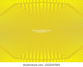 Premium background design with yellow luxury motifs. Vector horizontal template, for digital lux business banners, contemporary formal invitations, luxury vouchers, gift certificates, etc.