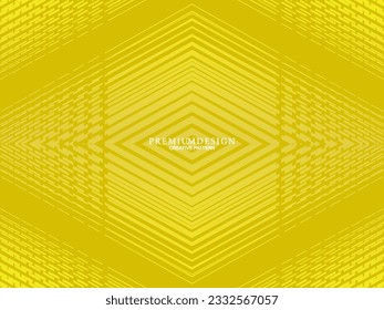 Premium background design with yellow luxury motifs. Vector horizontal template, for digital lux business banners, contemporary formal invitations, luxury vouchers, gift certificates, etc.