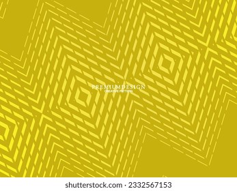 Premium background design with yellow luxury motifs. Vector horizontal template, for digital lux business banners, contemporary formal invitations, luxury vouchers, gift certificates, etc.