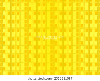 Premium background design with yellow luxury motifs. Vector horizontal template, for digital lux business banners, contemporary formal invitations, luxury vouchers, gift certificates, etc.
