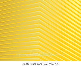 Diseño de fondo de Premium con motivo de lujo amarillo. Plantilla Horizontal de Vector, para el Anuncio de negocios digital de Lux, invitación formal contemporánea, cupón de lujo, certificado de regalo, etc.	
