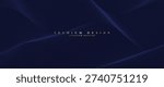Premium background with diagonal dark blue lines pattern. Vector horizontal template for contemporary formal invitation, digital luxury business banner, luxury voucher, prestigious gift certificate. minimalist background.