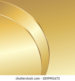 premium background with luxury golden geometric elements. Rich background for poster, banner, flyer, presentation, web design etc. Vector EPS