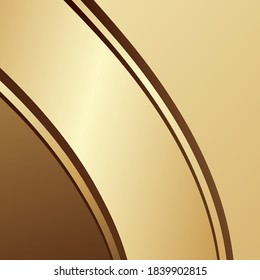premium background with luxury golden geometric elements. Rich background for poster, banner, flyer, presentation, web design etc. Vector EPS