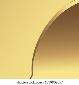 premium background with luxury golden geometric elements. Rich background for poster, banner, flyer, presentation, web design etc. Vector EPS