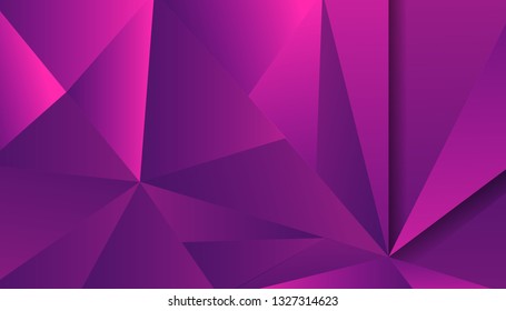 premium background, luxury polygonal pattern and purple triangle lines 