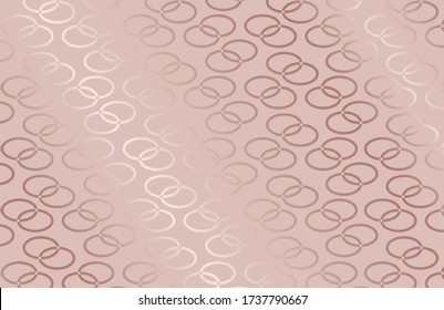 Premium background with luxury rose gold geometric elements. Rich background. Luxury graphic design for Wallpaper, Deluxe Circle pattern, Luxury elegant background with rose gold.