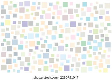 Premium background of multicolored squares pastel color