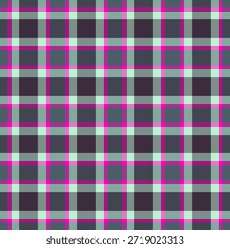 Premium fundo xadrez têxtil, contorno verificar vetor tartan. Dia de independência tecido de textura de padrão sem costura em pastel e cor-de-rosa paleta.