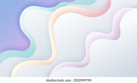 Premium background with soft gradient color and dynamic shadow. Vector background for wallpaper. Eps 10