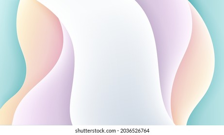 Premium background with soft gradient color and dynamic shadow. Vector background for wallpaper. Eps 10