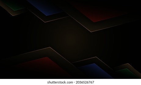 Premium background with soft gradient color and dynamic shadow. Vector background for wallpaper. Eps 10