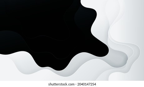Fondo premium con color gradiente suave y sombra dinámica. Fondo vectorial para fondo de pantalla. Eps 10